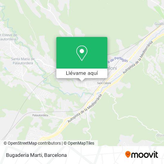 Mapa Bugaderia Marti