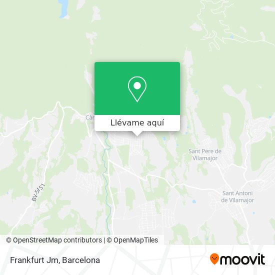 Mapa Frankfurt Jm