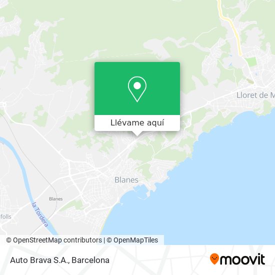 Mapa Auto Brava S.A.