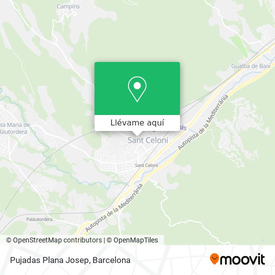 Mapa Pujadas Plana Josep
