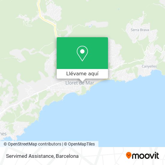 Mapa Servimed Assistance