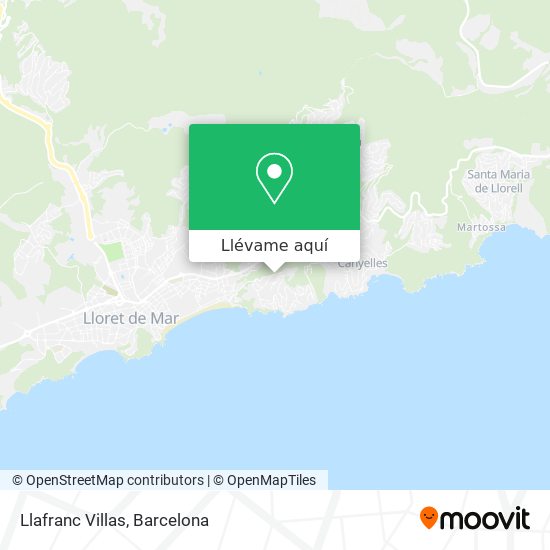 Mapa Llafranc Villas
