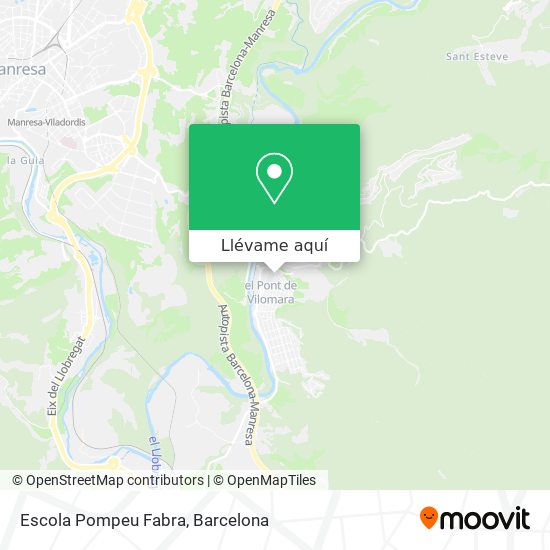 Mapa Escola Pompeu Fabra