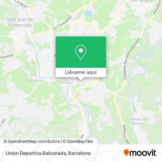 Mapa Unión Deportiva Balconada