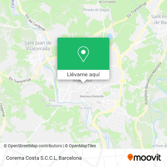 Mapa Corema Costa S.C.C.L