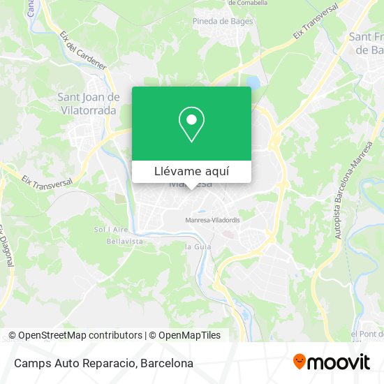 Mapa Camps Auto Reparacio