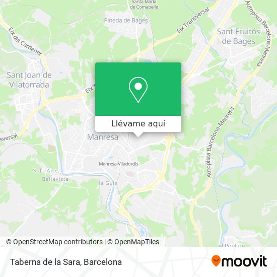 Mapa Taberna de la Sara
