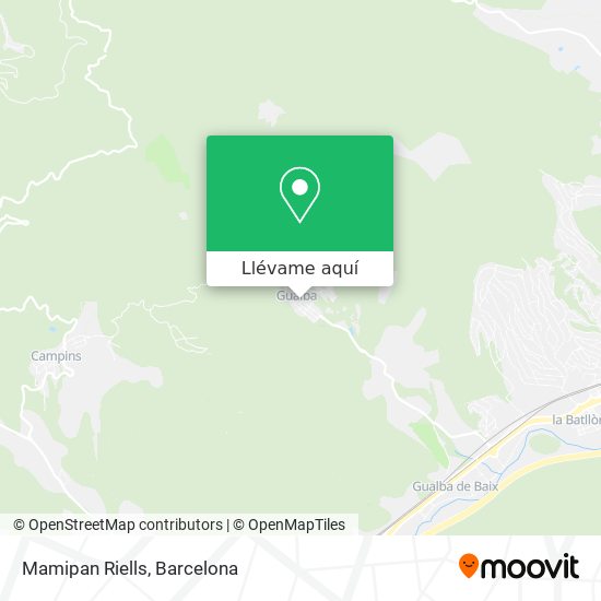 Mapa Mamipan Riells