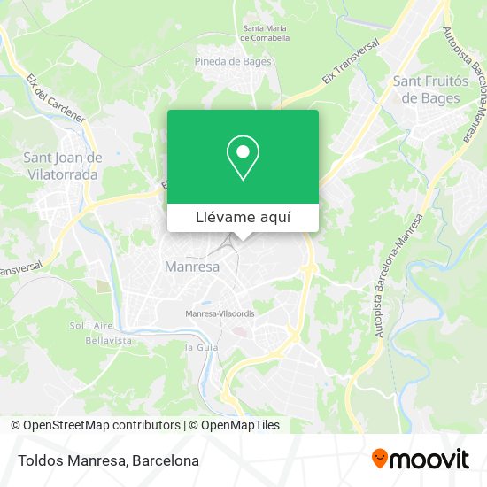 Mapa Toldos Manresa