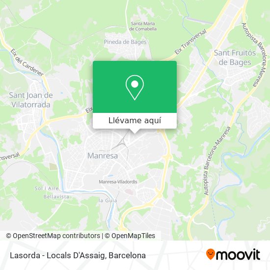 Mapa Lasorda - Locals D'Assaig