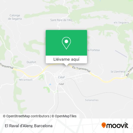 Mapa El Raval d'Aleny