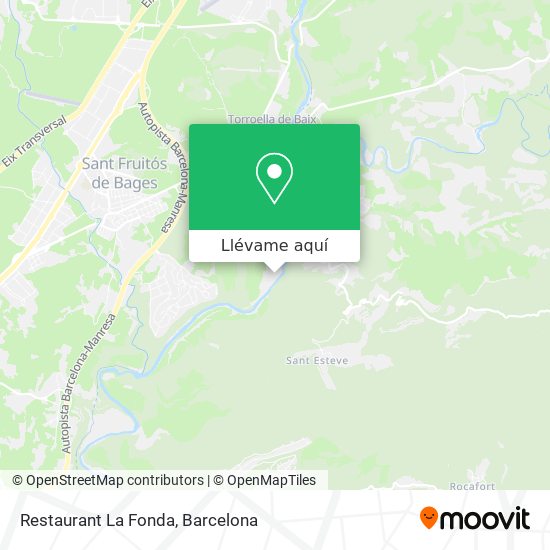 Mapa Restaurant La Fonda