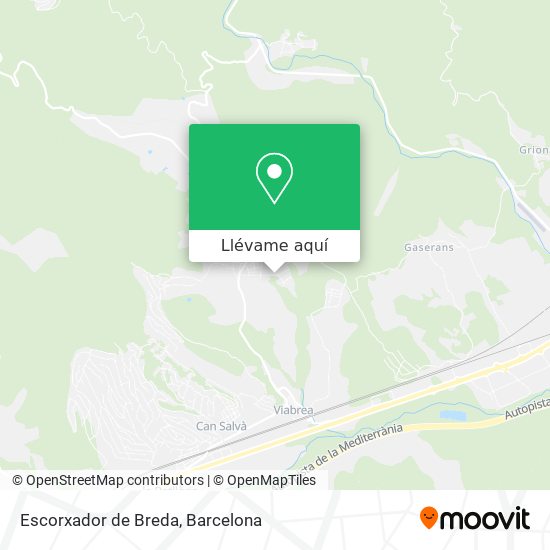 Mapa Escorxador de Breda