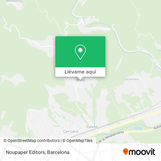Mapa Noupaper Editors