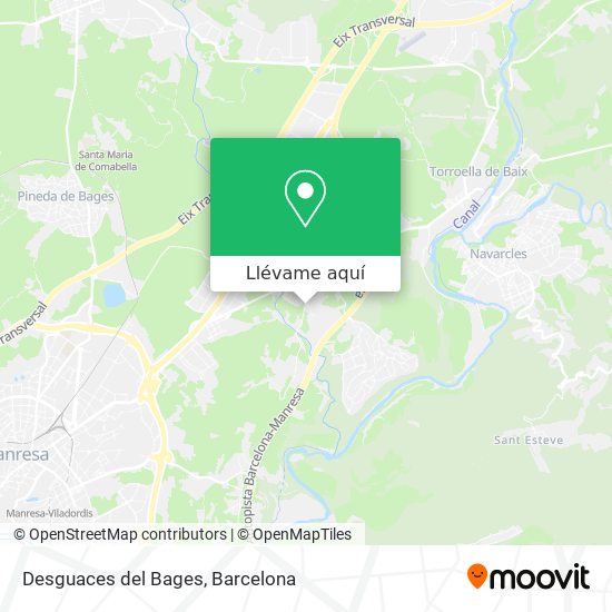 Mapa Desguaces del Bages