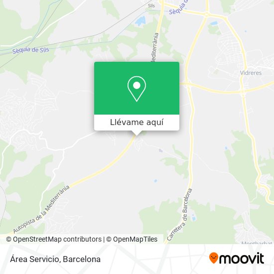 Mapa Área Servicio