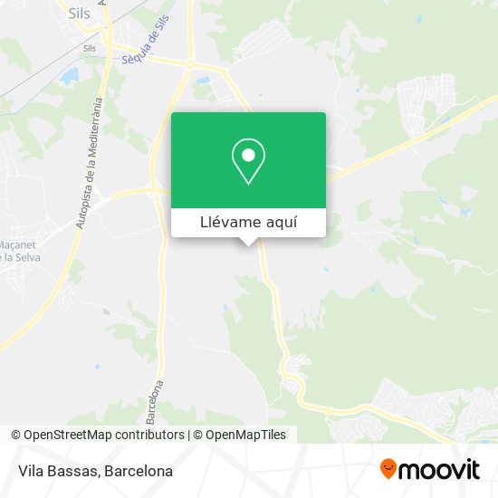 Mapa Vila Bassas