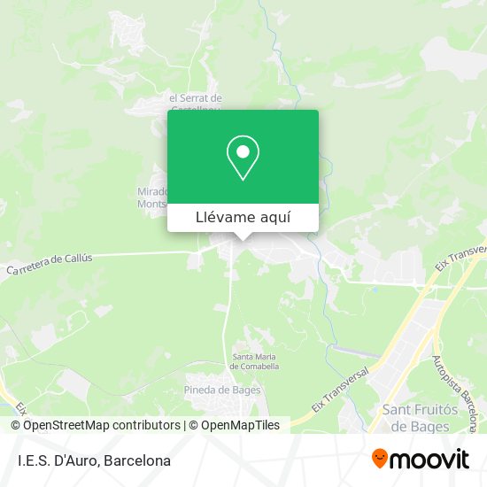 Mapa I.E.S. D'Auro