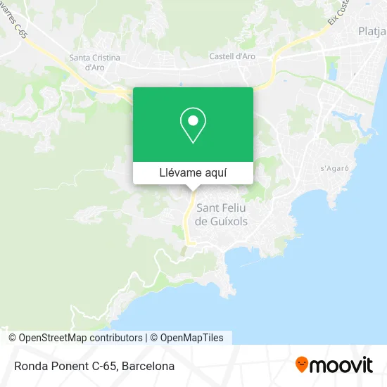 Mapa Ronda Ponent C-65