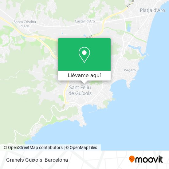 Mapa Granels Guixols