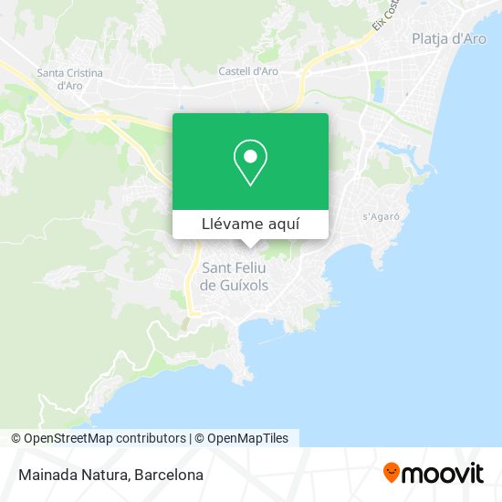 Mapa Mainada Natura