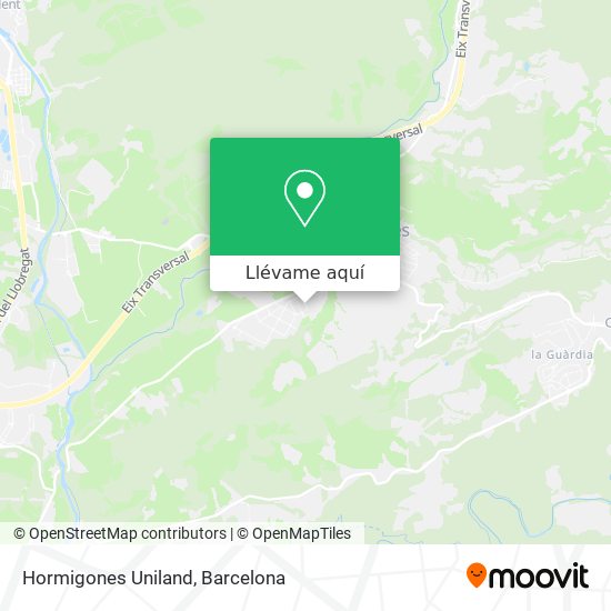 Mapa Hormigones Uniland
