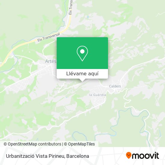 Mapa Urbanització Vista Pirineu