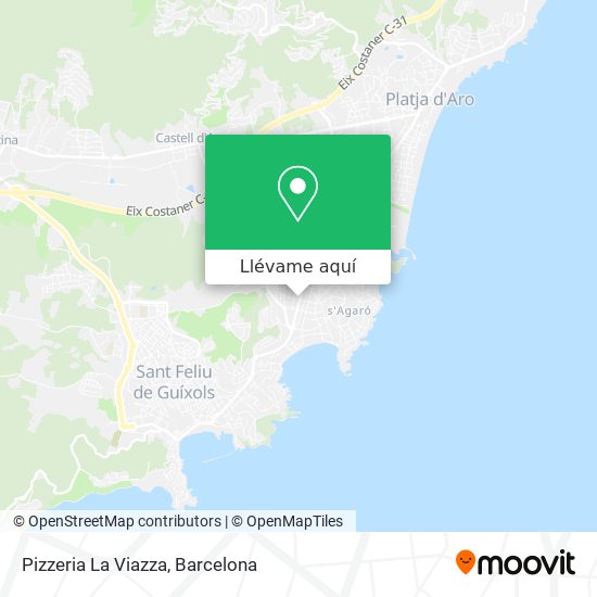 Mapa Pizzeria La Viazza