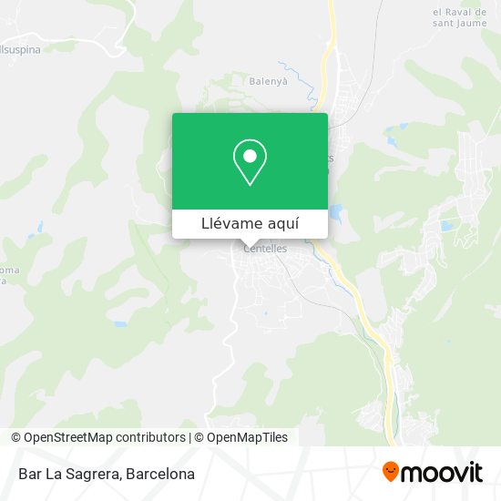 Mapa Bar La Sagrera