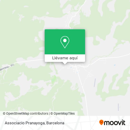 Mapa Associacio Pranayoga