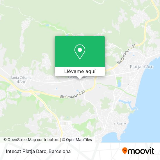 Mapa Intecat Platja Daro