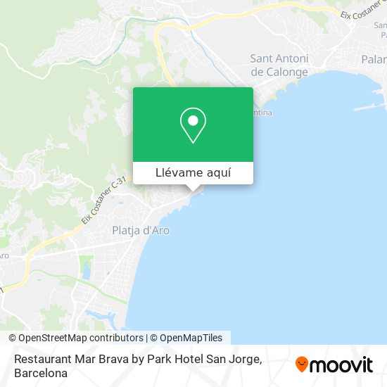Mapa Restaurant Mar Brava by Park Hotel San Jorge
