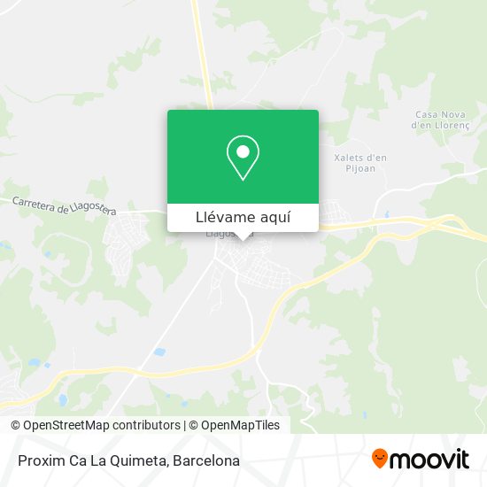 Mapa Proxim Ca La Quimeta