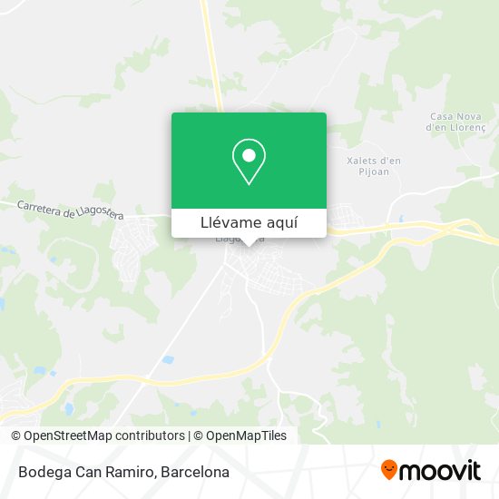 Mapa Bodega Can Ramiro