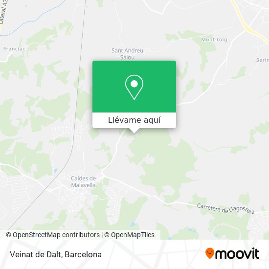 Mapa Veinat de Dalt