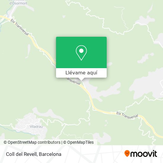 Mapa Coll del Revell