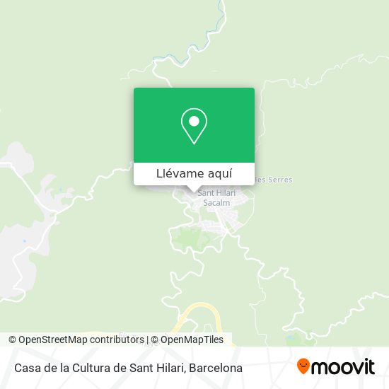 Mapa Casa de la Cultura de Sant Hilari