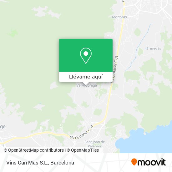 Mapa Vins Can Mas S.L.