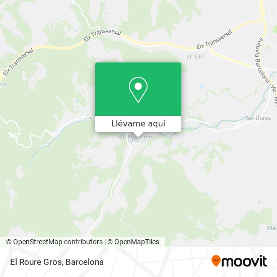 Mapa El Roure Gros