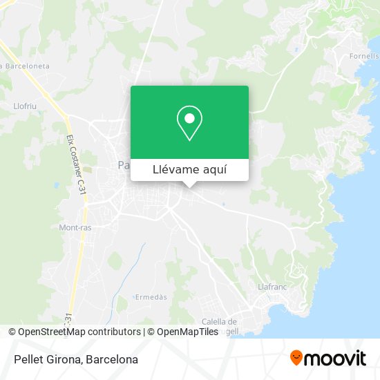 Mapa Pellet Girona