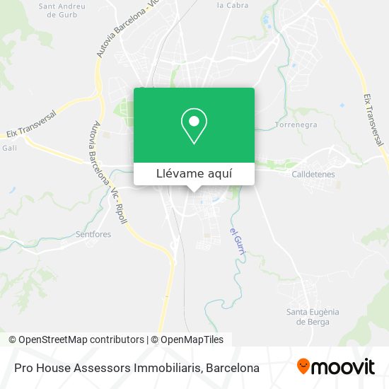 Mapa Pro House Assessors Immobiliaris