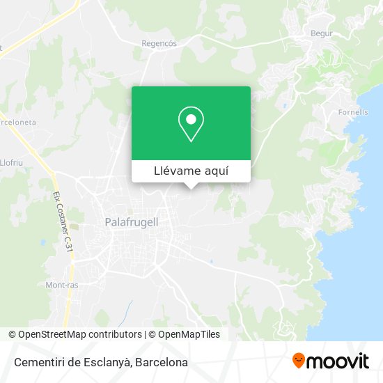 Mapa Cementiri de Esclanyà