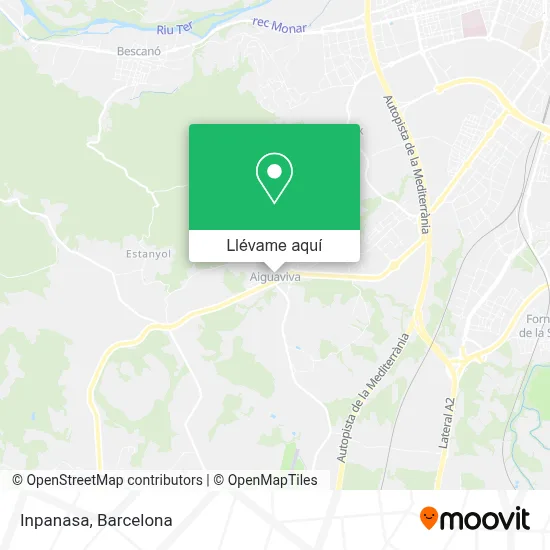 Mapa Inpanasa