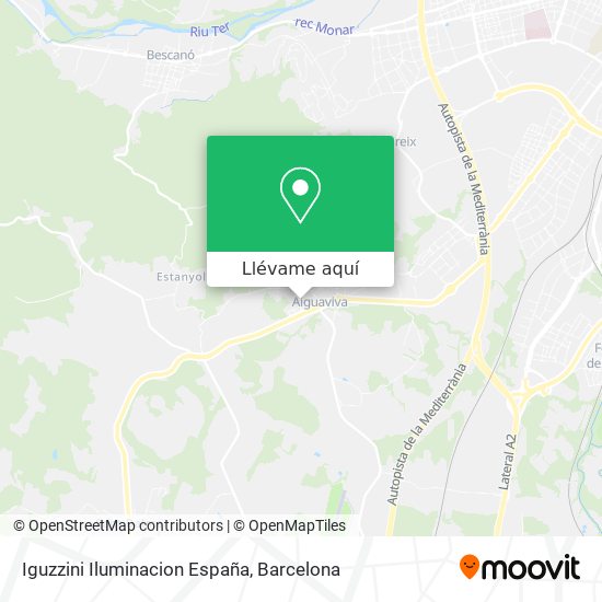 Mapa Iguzzini Iluminacion España