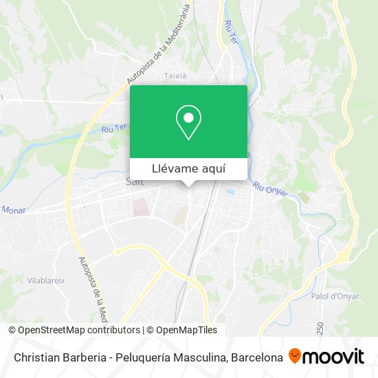 Mapa Christian Barberia - Peluquería Masculina