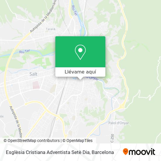 Mapa Esglèsia Cristiana Adventista Setè Dia