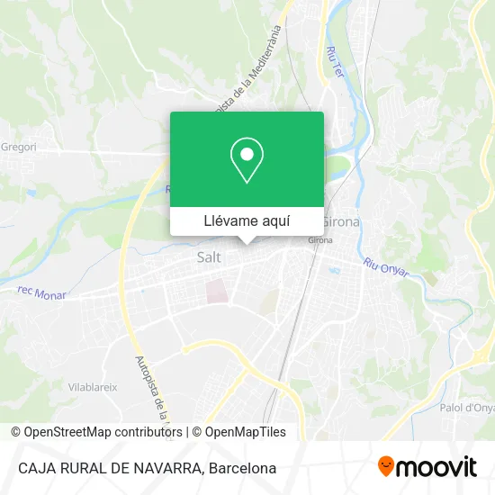 Mapa CAJA RURAL DE NAVARRA