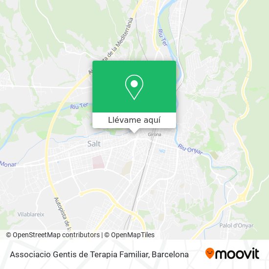Mapa Associacio Gentis de Terapia Familiar