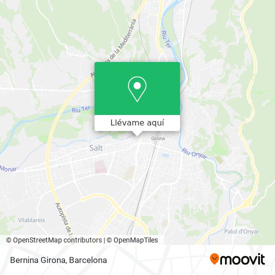 Mapa Bernina Girona