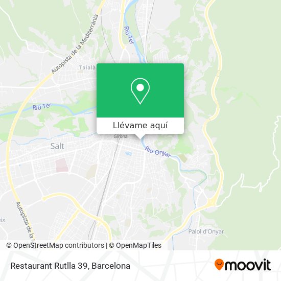 Mapa Restaurant Rutlla 39